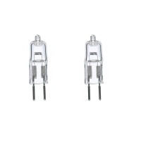 Bluex Bulbs 2 Pack 35 Watt 35W 12V 12 Volt Jc6.35 Bi-Pin Jc6.35 Type Halogen Light Bulb Jc6.35