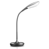 Ominilight Gooseneck Led Desk Lamp With Usb Charging Port, 3-Level Dimmable Foldable Reading Lamp, Swing Arm Sleek Touch Sensitive Control Table Lamp For Officebedroomcollege