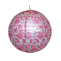 Red Flowers] Chinesejapanese Style Decorative Hanging Lantern Paper Lantern16