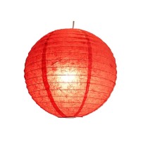 Orange-Red] Chinesejapanese Style Hanging Lantern Decorative Paper Lantern 16