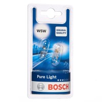 Bosch -W5W (- 501) Led Retrofit Car Light Bulbs - 6 000 K 12 V 1 W W2,1X9,5D - 2 Bulbs