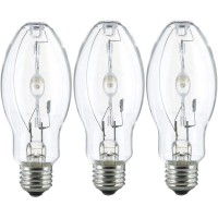 Bluex Bulbs 3 Pack Mh70Umed 70W Metal Halide Bulb Ed17 Medium Base Clear