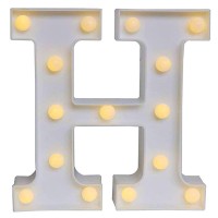 Sunnyglade White Marquee Led Alphabet Lights Arabic Numerals Lights For Party Home Bar Wedding Decor Alphabet Wall Decoration L