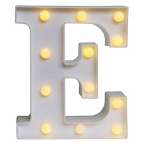 Sunnyglade White Marquee Led Alphabet Lights Arabic Numerals Lights For Party Home Bar Wedding Decor Alphabet Wall Decoration L