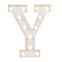 Sunnyglade White Marquee Led Alphabet Lights Arabic Numerals Lights For Party Home Bar Wedding Decor Alphabet Wall Decoration L