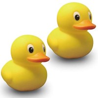 Feihuan 2 Pack Plug In Led Night Light With Cute Duck Dusk To Dawn Sensor Kids Decor Warm White 2700K Classic Kit Be Safe At Ni