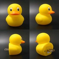 Feihuan 2 Pack Plug In Led Night Light With Cute Duck Dusk To Dawn Sensor Kids Decor Warm White 2700K Classic Kit Be Safe At Ni