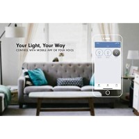 Feit Electric Smart Wi-Fi Led Color Changing Dimmable 60W Light Bulbs 2-Pk White