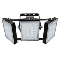 Led Flood Light Outdoor, Stasun 450W 40500Lm Outdoor Area Lighting, Ip66 Waterproof Exterior Floodlight Commercial Security Light, 6000K Daylight White, 3 Adjustable Heads For Yard, Street,Parking Lot