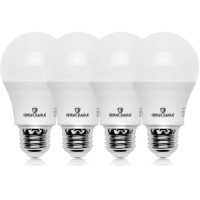 Great Eagle Lighting Corporation A19 Led Light Bulb, 9W (60W Equivalent), Ul Listed, 3000K (Soft White), 750 Lumens, Non-Dimmable, Standard Replacement (4 Pack)