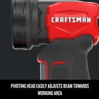 Craftsman V20 Led Work Light, Cordless Handheld, 140 Lumens, Bare Tool Only (Cmcl020B)