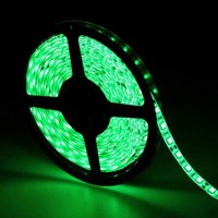 Velain 12V Led Strip Light Green,16.4Ft Waterproof Flexible Rope Light, 300Leds Smd5050 Tape Ribbon Light For Home,Party,Bedroom,12V Power Supply Not Included