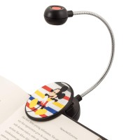 Withit Disney Clip On Book Light- Mickey -Led Reading Light, Reduced Glare, Portable, Lightweight Bookmark Light For Kids And Adults, Batteries Included