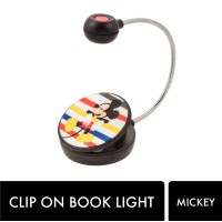 Withit Disney Clip On Book Light- Mickey -Led Reading Light, Reduced Glare, Portable, Lightweight Bookmark Light For Kids And Adults, Batteries Included