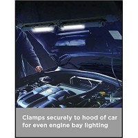 (New Version) Nextled Nt-2220Lf-Uv Rechargeable Led Underhood Work Light, 2000 Lumen, Uv Light, Cordless Mechanic Under Hood Light Bar, Detachable, 2 Lights In 1, Auto Mechanics/Car Detailing