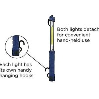 (New Version) Nextled Nt-2220Lf-Uv Rechargeable Led Underhood Work Light, 2000 Lumen, Uv Light, Cordless Mechanic Under Hood Light Bar, Detachable, 2 Lights In 1, Auto Mechanics/Car Detailing