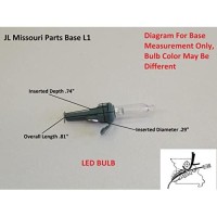 Jl Missouri Parts 10 Led Clear 3.4 Volt .068 Watt Mini Bulb Christmas Light Bulbs Tree Light Replacement Indoor Outdoor