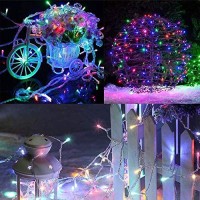 Lyhope Led Christmas Lights, 8 Modes Low Voltage 75Ft 200 Led Fairy Christmas String Lights With 30V Etl Certified Adapter For Outdoor & Indoor, Xmas Tree Wedding Party Bedroom Decoration(Multi-Color)