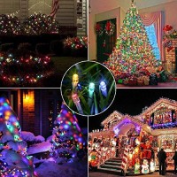 Lyhope Led Christmas Lights, 8 Modes Low Voltage 75Ft 200 Led Fairy Christmas String Lights With 30V Etl Certified Adapter For Outdoor & Indoor, Xmas Tree Wedding Party Bedroom Decoration(Multi-Color)