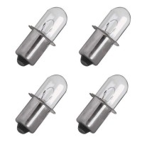 Hasmx 4-Pack 18V Xenon Bulb Replacement For Ryobi Flashlight Work Lights 18 Volt Bulbs One+ Cordless