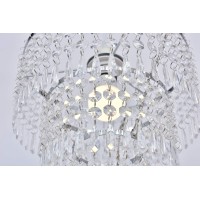 Flavorthings 3 Tiers Fuax Crystal Acrylic Beaded Chandelier, W10.5