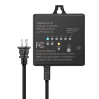 Dewenwils 60W Outdoor Low Voltage Transformer With Timer And Photocell Light Sensor, 120V Ac To 12V Dc, Weatherproof, Specially For Led Landscape Lighting, Spotlight, Pathway Light, Etl Listed