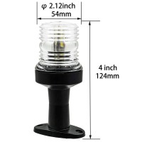 Young Marine 3 Nautical Mile Boat All Around Led Fixed Mount Navigation Light, 10-24 Vdc