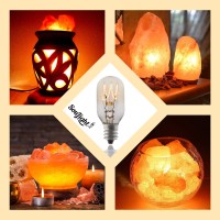 Salt Rock Lamp Bulb 12 Pack.15 Watt Replacement Bulbs For Himalayan Salt Lamps & Baskets, Scentsy Plug-In & Wax Warmers, Night Lights. Incandescent T20 E12 Socket, Clear