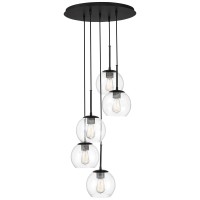 Possini Euro Design Samantha Black Pendant Chandelier Lighting 19 1/2