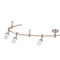 Catalina Lighting 96 6Light Integrated Led Flex Track Spotlight Ceiling Light Brushed Nickel For Kitchen Living Room Home