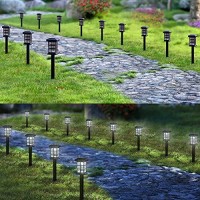 Maggift 12 Pack Solar Pathway Lights Outdoor Led Solar Powered Garden Lights For Lawn, Patio, Yard, Walkway, Driveway