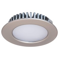 Hafele Led Downlight - Recess/Surface Mounted - Dimmable - 12 V (Matt Nickel, 3000K Warm White)