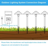 Outdoor Lights Landscape Lights Garden Lights, 12V 3W Low Voltage Patio Lawn Yard Pathway Lights,Aluminum Construction Ip65 Waterproof 4000K Natural White (4-Pack)