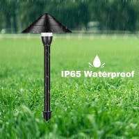 Outdoor Lights Landscape Lights Garden Lights, 12V 3W Low Voltage Patio Lawn Yard Pathway Lights,Aluminum Construction Ip65 Waterproof 4000K Natural White (4-Pack)