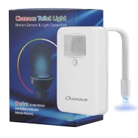 Chunace Toilet Night Light - Motion Sensor Activated 16-Color Led Bowl Light For Bathroom Decor, Cool Fun Gadget Stocking Stuffer, Funny Gift Item For Dad, Teens, Kids, Men And Women