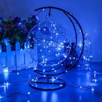 Zaecany Led String Lights 99Ft 300 Leds Fairy String Lights For Bedroom, Patio, Indoor/Outdoor Waterproof Copper String Lights For Birthday, Wedding, Party Plug In Fairy Lights Ul Listed Blue