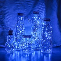 Zaecany Led String Lights 99Ft 300 Leds Fairy String Lights For Bedroom, Patio, Indoor/Outdoor Waterproof Copper String Lights For Birthday, Wedding, Party Plug In Fairy Lights Ul Listed Blue