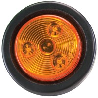 Innovative Lightings P2 LED Clearance and Marker Light operates 12 Volt DC systems Features a 2 round shape and three super bright SMD LED bulbs A grommet and 2pin plug are included The lens has ultrasonic welds Choose from a red or amber colored lens Lig