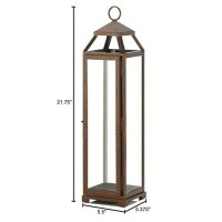 Accent Plus 10018652 Extra Tall Copper Lantern, Multicolor