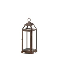 Accent Plus 10018650 Medium Copper Lantern, Multicolor