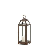 Accent Plus 10018650 Medium Copper Lantern, Multicolor