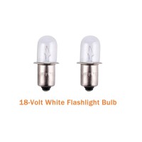 Podoy 780287001 Flashlight Bulbs For Compatible With Ryobi Ridgid 18V Flashlight P704 P703 P700 2 Pack White