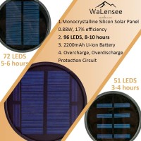 Walensee Solar Lights Outdoor Upgraded 434 Pack 96 Led Waterproof Flickering Flames Torch Lights Outdoor Solar Spotlights La