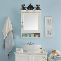 Golden Lighting 3602Ba3 Blk Duncan Bath Vanity Matte Black With Matte Black Shades