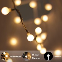 Louis Choice Globe Led String Lights, With Wireless Remote Control, 49Ft 100 Decorative Globe Lights For Indoor And Outdoor, Dimmable, Extendable, Plug In, With Timer, Warm White