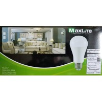 Maxlite Led Dimmable 4 Pack A19 Bulb 100W Daylight 5000K, White