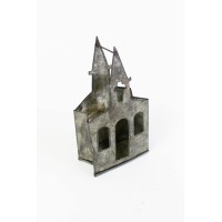 Recycled Metal Church Luminary