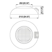 Advanced Led White Or Black Plastic Dome Light White Or Whitered Leds 2 Sizes Super Flux P4 Advance Smd Led Boat Rv Cam