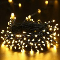 Toodour Solar Christmas Lights, 72Ft 200 Led 8 Modes Solar String Lights, Waterproof Solar Outdoor String Lights For Garden, Patio, Fence, Holiday, Party, Balcony, Christmas Decorations (Warm White)