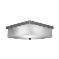 Nouvelle 2 Light Flush Mount Shown In Graphite Finish With 13 White Muslin Glass